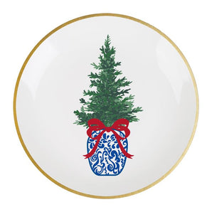 Chinoiserie Tree Appetizer Plate
