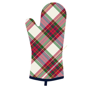 Holiday Plaid Oven Mitt