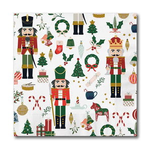 Traditional Nutcracker Cocktail Napkin