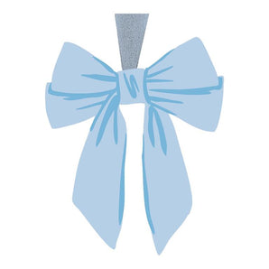 Blue Bow Ornament