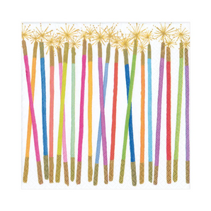 Multi Candles Luncheon Napkin