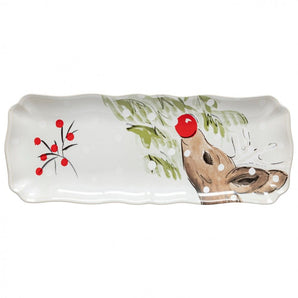 Casafina Deer Friends Rectangle Tray