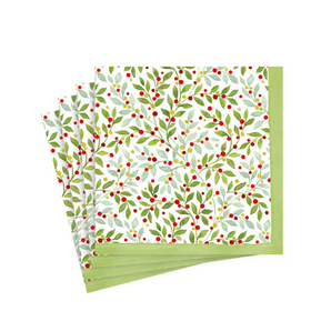 Twining Greenery Cocktail Napkin