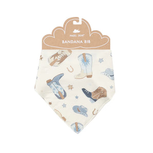 Angel Deer Cowboy Boots Bib