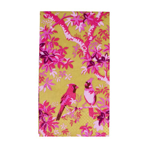 Scenic Songbirds Rose Guest Towel