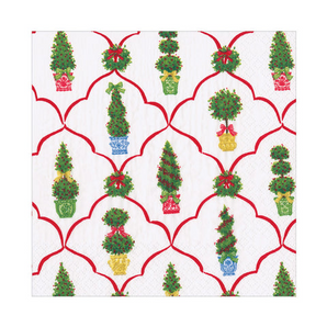 Petit Jardin De Noel Luncheon Napkin