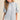 Azule Blue Striped Ruffled Button Down