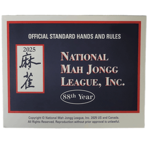 2025 National Mahjong Playing Cards