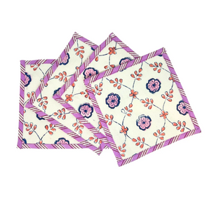 Laura Park Carolina Canvas Coasters