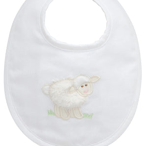 White Lamp Applique Basic Bib