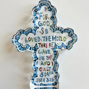 Chelsea McShane He Saved Cross Acrylic
