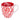 Red and White Flower Mug