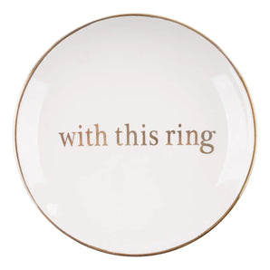 With This Ring Trinket Tray