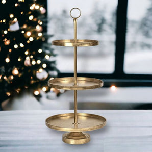 Gold Tiered Tray