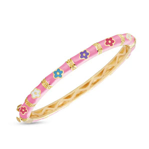 Bamboo Flower Pink Bangle