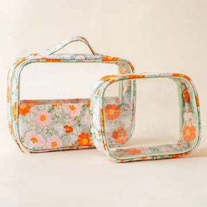 Clearly Chic Cosmetic Bag Set