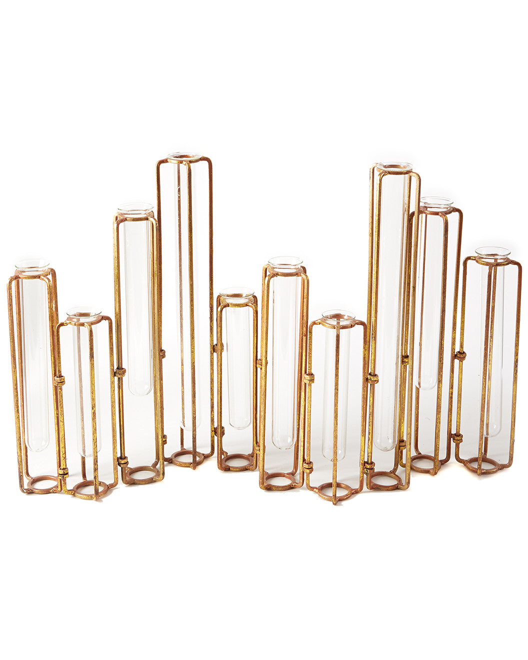 10 Tube Hinged Vase