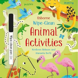 Wipe Clean Animal Activity Book