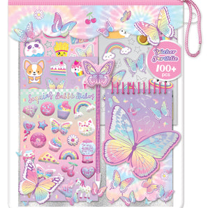 Tie Dye Butterfly Sticker Portfolio