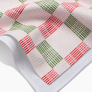 Be Merry Plaid Tea Towel