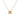 XO Charm Gold Necklace
