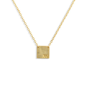 XO Charm Gold Necklace
