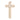 Gold Beaded Cross Sitter