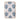 Floral Stripe Blue Trinket Tray