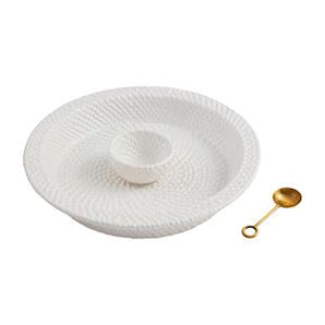 Woven Ceramic Chip and Dip