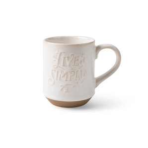 Live Simply Stoneware Mug