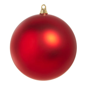 Giant Matte Red Ball Ornament