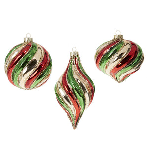 Multicolor Swirl Ornament