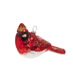 Red and Gold Cardinal Ornament