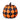 Orange and Black Checkered Pumpkin