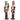 18" Paid & Holly Nutcracker