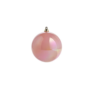 Iridescent Pink Ball Ornament