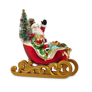 Santa Sleigh Ride Ornament