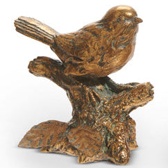 Antique Gold Bird on Branch