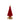 12" Red Flocked Tree