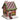 7" Lighted Chocolate Frosted Gingerbread House