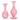 Pink Frilled Bud Vase