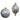 White Pearlescent Ornament