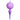 8" Bright Purple Finial