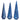 Blue Sugar Glass Trees