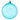 Blue Sheer Glass Ornament
