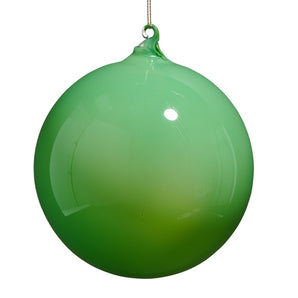Green Opaque Glass Ornament
