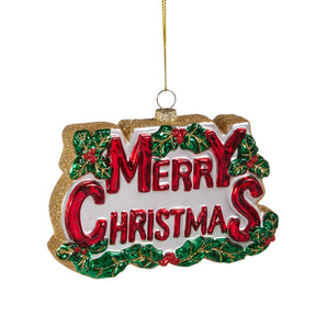 Merry Christmas Pop Ornament