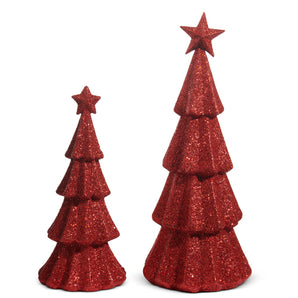 Red Glitter Tree
