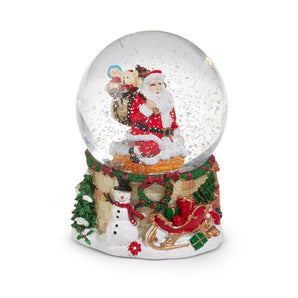 Musical Santa Water Globe