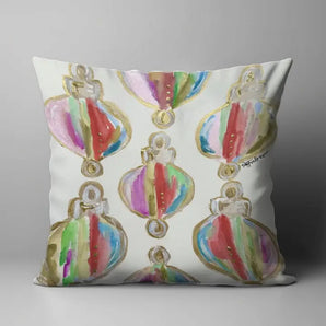 Colorful Ornament Pattern Pillow